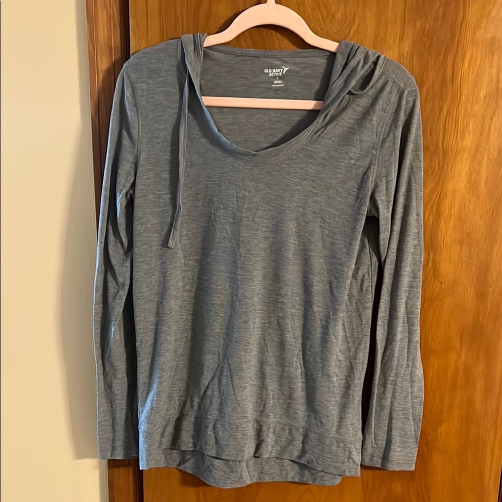 Gray Women's Hooded Top